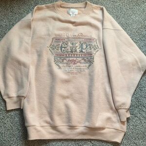 Vintage 90s Express Athlétique La Vie en Provence Oversized Sweatshirt Size M